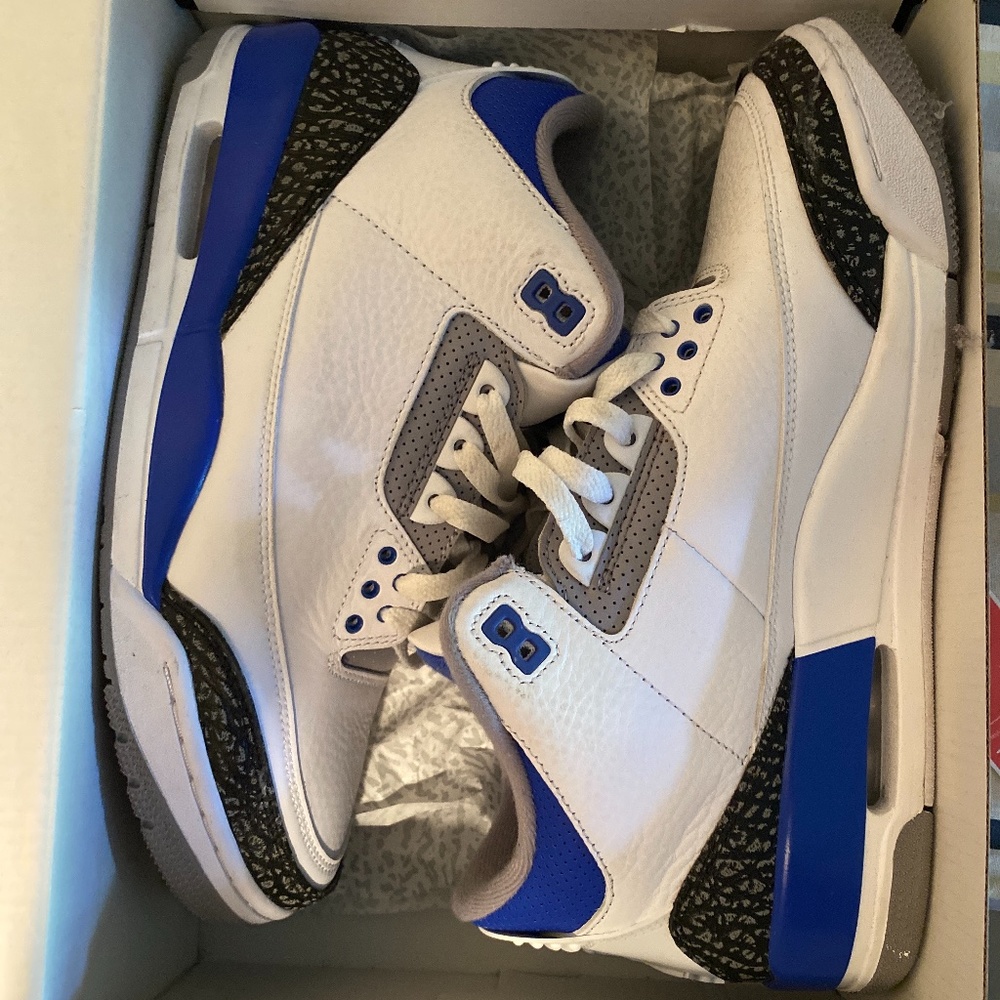Nike Air Jordan 3 Retro GS “Racer Blue” USED